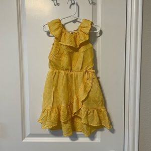 Osh Kosh yellow ruffle dress size 3T